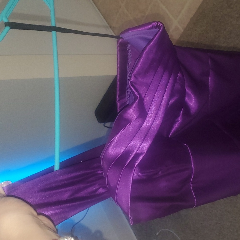 Royal purple cocktail Windsor dress 9